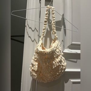 Crocheted bag hand made